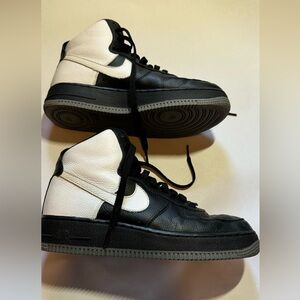 Black and white air Jordan’s